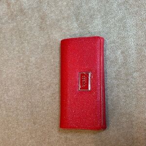 Guess red and shimmer wallet (New)